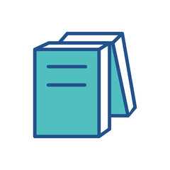 book icon collection, trendy style