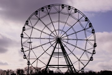 ferris wheel at night