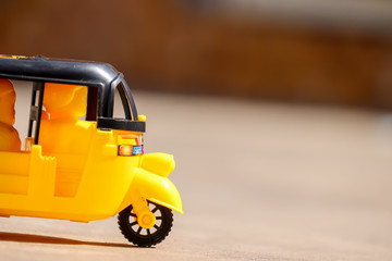 ,Indian Auto Rickshaw ,Yellow and black auto rickshaw toy,beautiful view of indian
