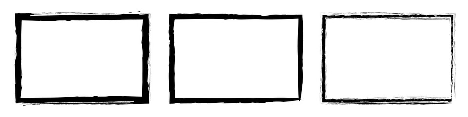 Obraz premium set of banner frames on white background