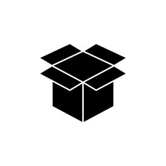 Box icon vector. Open box icon. Cardboard box. packaging open.