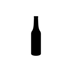 Bottle icon isolated on white background. Bottle icon in trendy flat design