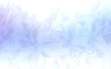 Abstract crystal pattern. Blue transparently winter texture. Cool background.