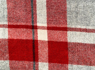 Red and grey square plaid texture background