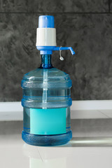 Large delivered water at home interior