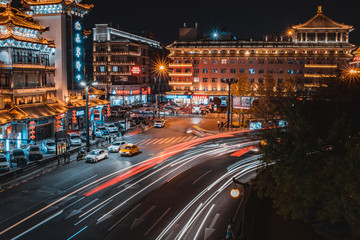 Fototapeta na wymiar Chinese City Lights