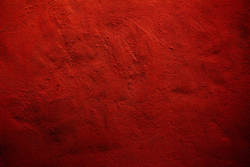 Red colored wall texture background with textures of different shades of red