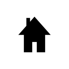 Fototapeta premium Home icon isolated on white background. House vector icon. Address