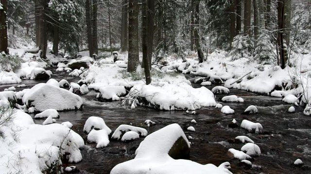 Bodewasserfall Winter