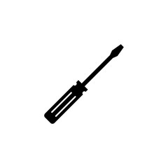 Fototapeta premium Screwdriver icon isolated on white background. Screwdriver vector icon