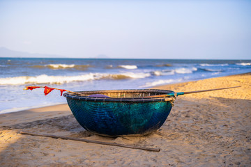 Beautiful landscape with sea beach in Vietnam