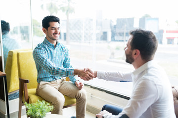 Business Professionals shaking hands
