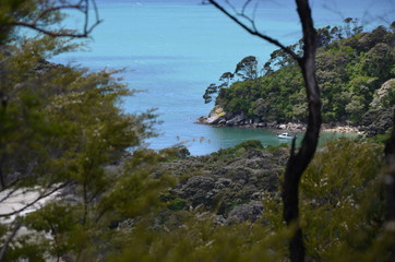 Abel Tasman Nationalpark Neuseeland Aussicht vom Coastal Track