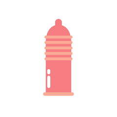 condom flat icon, vector illustration
