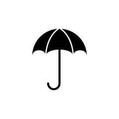 umbrella icon isolated on white background. Umbrella vector icon