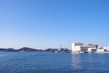 横須賀の海