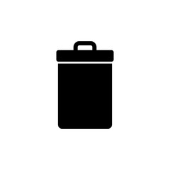 Trash icon isolated on white background. trash can icon. Delete icon vector