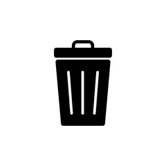 Trash icon isolated on white background. trash can icon. Delete icon vector