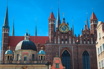 The Majestic, Colorful Buildings of Old Town Gdansk © slava2271