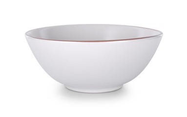 empty bowl isolated on white background