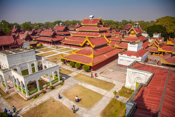 Mandalay Royal Palace, Mandalay, Myanmar