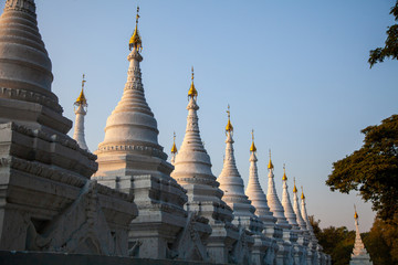 Kuthodaw Pagoda, Mandalay, Myanmar