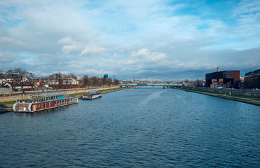 Fototapeta na wymiar Vistula River in Krakow.