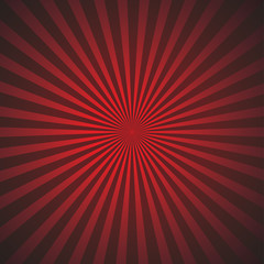 Vector Stock illustration. Red sunbeam splash background