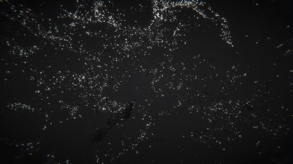 Particle abstract blue background. Technology background, from series best concept of global business