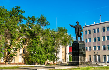 Monument of Kirov in Astrakhan, Russia