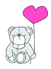 Cute bear illustration 