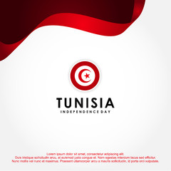 Tunisia Independence Day Vector Design For Banner or Background