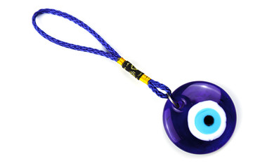 Blue glass eye protecting against evil
