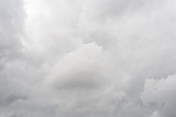 cloudy sky with heavy clouds