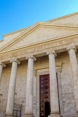 Exterior of the dome of San Lorenzo Massafra, Taranto, Puglia, Italy