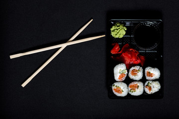 Sushi delivery at home