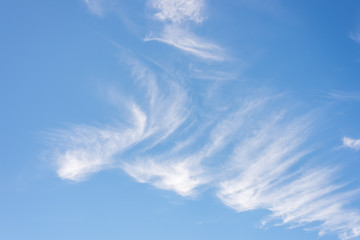 background of white clouds on blue sky