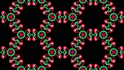 seamless pattern with flowers