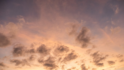 sunset cloudy background