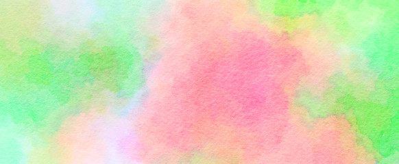 Fototapeta na wymiar Abstract light rainbow watercolor background with space for text or image