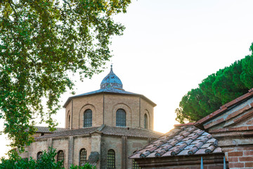 Basilica of San Vitale. Medieval church in Ravenna, Italy
