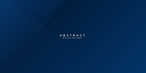 Blue background with abstract wave spiral modern element for banner, presentation design and flyer