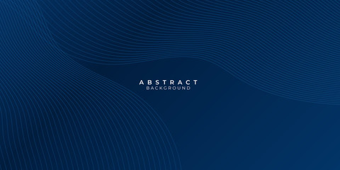 Blue background with abstract wave spiral modern element for banner, presentation design and flyer