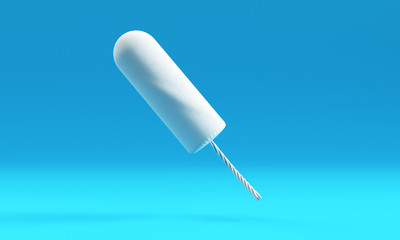 Tampon, 3D rendering isolated on white background