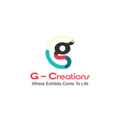 abstract logo creation letter G