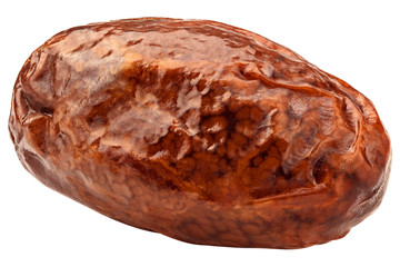 Dates isolated on white background, clipping path, full depth of field