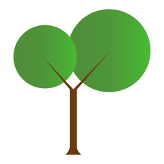 Isolated tree icon