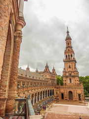 Fototapeta na wymiar Sevilla Panorama, Altstadt und Sehenswürdigkeiten