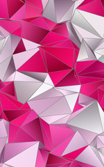 Obraz premium Triangular 3d, modern background
