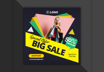 Special Sale  Marketing Social Media Layout